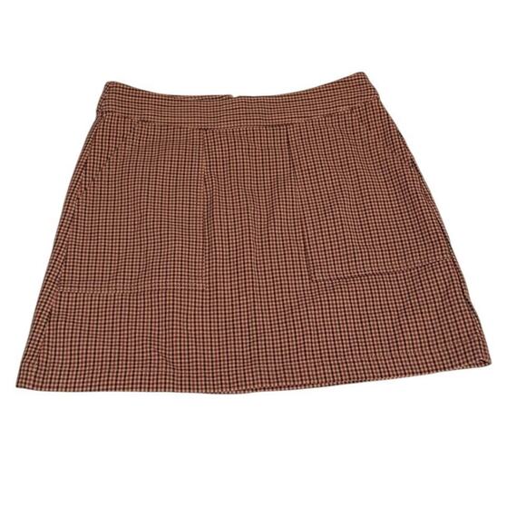A New Day Dresses & Skirts - A New Day XS Red Plaid Mini Skirt With Pockets